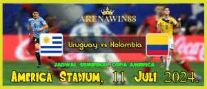 Jadwal Semifinal Uruguay vs Kolombia